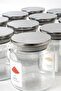 Set of 12 600 ml Labeled Glass Spice Jars |   Vacuum Spice Storage Set with Metal Lid |   Kitchen Organizer - 2