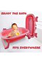 Foldable Baby Bathtub Portable Foldable Infant Toddler Bath Tub for Kids Bath Organizers (Pink) - 3