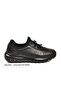 Black Genuine Leather Anatomical Comfortable Sole Lock Lace-Up Women's Casual Shoes 9740 - 2