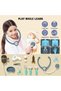 Kids Doctor Station Medical Playset on Wheels Educational Pretend Play Kit with Stethoscope, Thermometer, Infusion, X-Ray & ECG Monitor Toy Medical Trolley - 2