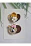 Ready for Autumn, Non-Slip, Non-Burning, 2-Piece Baby Buckle Handmade Gift Set, Special for Babies with Less Hair - 3