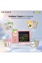 Kids Learning Tablet with LCD Writing Pad & Flash Cards PlayPad Early Education Machine Audio Card Reader Toy Drawing Board, Rechargeable Educational Gift for Boys & Girls (3+ Years) (Pink) - 5