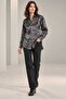Women's Metallic Satin Shirt 100% Cotton Satin Shirt - 7