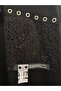 Plus Size Stone and Eyelet Detailed Pocketed Crew Neck Capri Sleeve Women's Tunic - 4