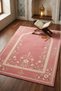 Pink Classic Patterned Digital Print Prayer Rug – Traditional Motif Prayer Mat - 3