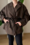 Oversize Ekose Trençkot - 5