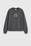 Women's Premium Fabric 3 Thread Raised Frog Print Sweatshirt - 2