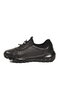 Black Genuine Leather Anatomical Comfortable Sole Lock Lace-Up Women's Casual Shoes 9740 - 4
