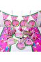 Kids Party Supplies Set Theme Birthday for Boy and Girl