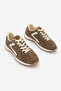 Women's Multi-Piece Lace-Up Sneaker Rovel Tobacco Brown Suede - 5