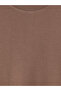 Lcw Vision Brown 100% Cotton Women's T-Shirt - 6