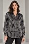 Women's Metallic Satin Shirt 100% Cotton Satin Shirt - 6