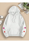 Unisex Sleeve Printed Hooded Kangaroo Pocket Comfortable Fit Regular Cut Sweatshirt - 2