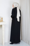 Women's Patterned Rose Detailed Mercerized Knitwear Dress - 7