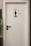 Women's and Men's Wc Door Sticker 10X15 cm – Set of 8 (4 Women + 4 Men) - 2