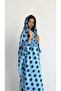 MWT2094 - Blue Polka Dot Abaya | عباية منقطة سماوي