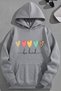 Unisex 3 Thread Cotton Gray Bekind Loose Fit Sweatshirt Hoodie