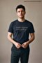 Navy Blue Men's Insire Others Printed Crew Neck T-Shirt - 3