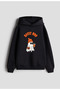 Halloween Halloween Printed Black Hooded Sweatshirt Hoodie