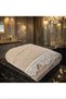 Cerissa Velvet Towel Set Cream&Cappicuno-Hand&Face Towel Set 50&90 - 4