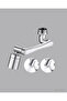 Spt-Gld Rotating Faucet Head Multi-Angle Robotic Arm (154925) Water-Saving - 4