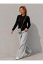 Polo Collar Button Detailed Openwork Hair Knit Sweater Aw26Kz00061 - 2