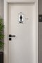Women's and Men's Wc Door Sticker 10X15 cm – Set of 8 (4 Women + 4 Men) - 4