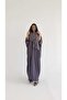 MWT2107 - عباية مخطط |striped abaya - 3