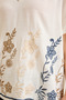 Mesh V-Neck Blouse - 4