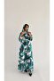 MWT2061 - عباية طباعة صيفية | Summer printed abaya - 5