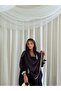 MWT2112 - عباية كريب مع تطريز خفيف من الأمام -Crepe Abaya with Front Embroidery - 2