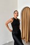 Black Halter Neck Bodycon Knitwear Tank Top - 3114 - 2