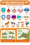 52 Pieces Magnetic Building Blocks Farm Animals Themed Educational Magnetic Building Toy 5.5 cm - 2