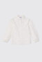 Girl's Buttoned White Shirt