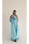 MWT2064 - عباية طباعة صيفية | Summer printed abaya - 5