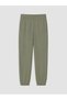 Özmarka New Season Green Women's Jogger Sweatpants with Elastic Waistband