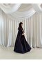 MWT2112 - عباية كريب مع تطريز خفيف من الأمام -Crepe Abaya with Front Embroidery - 7