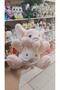 Toy Plush Cute Sleeping Companion Elephant in Pink Dress 25 cm
