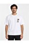 White Oversize Dalmatian Printed Men's T-Shirt - 3