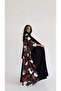 Mwt1244 - summer printed abaya | summer printed abaya - 4