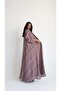 MWT2092 - Printed Chiffon Abaya | عباية شيفون مطبوعة - 5