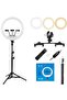 RL-18" 18-Inch LED Ring Light with Tripod Stand & Phone Holder – 480 LED Dimmable Soft Light, 3 Color Modes (2700K-6500K), 10 Brightness Levels, Remote Control – for YouTube, TikTok, Makeup, Photograp