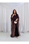 Mwt2124 - lined chiffon abaya - 3