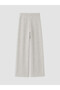 Özmarka New Season Gray Women's Sweatpants with Elastic Waist - 6