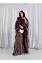 Mwt2124 - lined chiffon abaya - 5