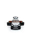 1:22 Scale Simulation Alloy Track Sports Miniature Model Diecast Metal Pull Back Action Car Toy with Light Sound and 6 Openable Doors-Black - 3