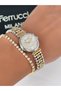 Steel Strap Special Design 2 Year Warranty 3 Atm Waterproof Women's Wristwatch + Bracelet Gift - 2