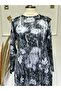 Women's New Season Floral Patterned Combed Cotton Dress - 3