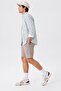 Men's Slim Fit Beige Bermuda Shorts Men's Bermuda Shorts Beige - 7