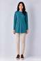 Women's Viscose Full Lycra Tunic-Petrol Green